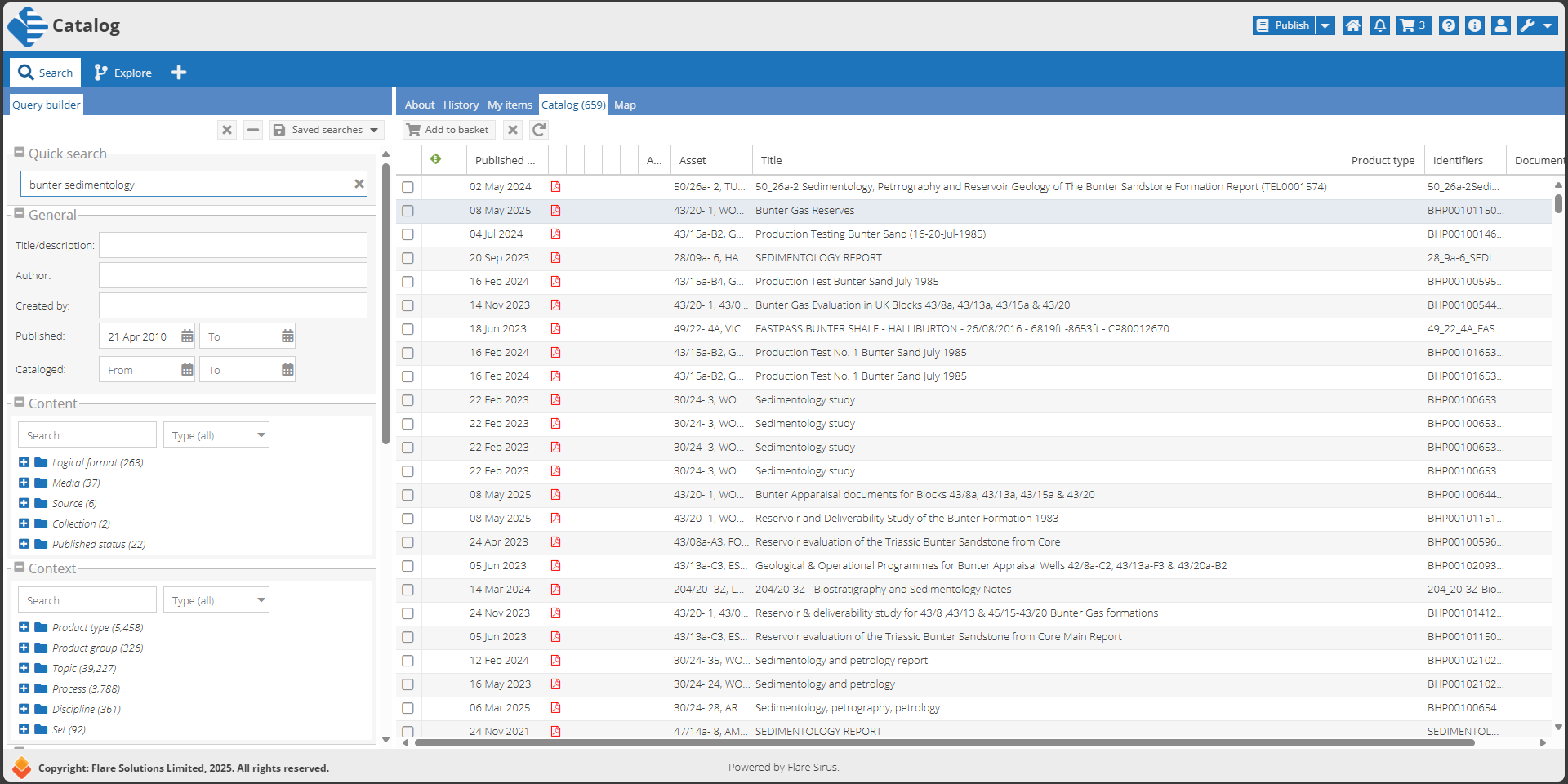 Flare's Intelligent Search screen shot With Flare's Intelligent Search, there is no more doubt about whether a document can be found